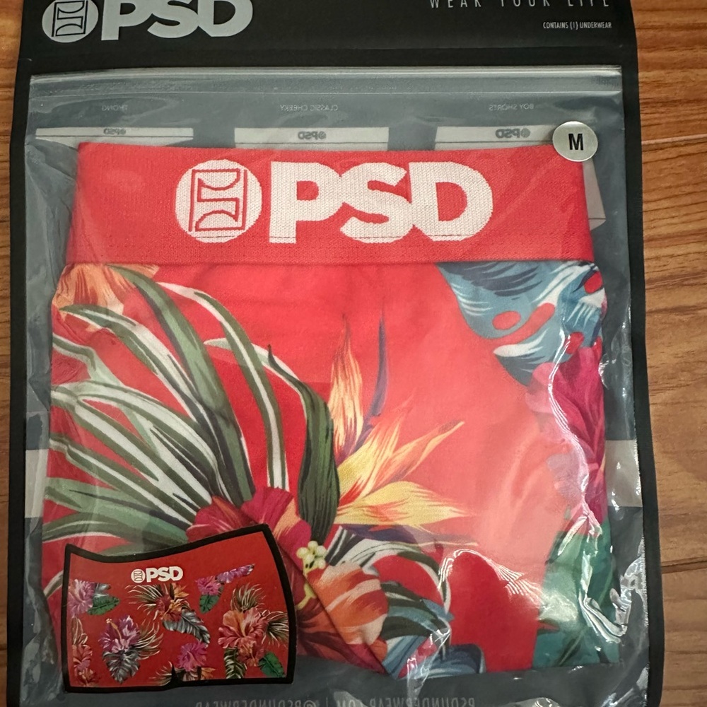 PSD Women’s Boy Shorts Underwear -  Hot Tropics
